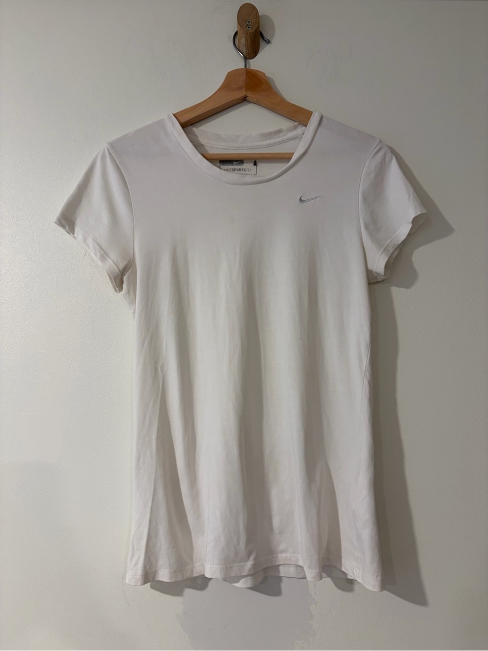 Dri-fit Nike Women's White Short Sleeve Crew Tee